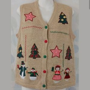 Merry & Bright Christmas Small Snowman Vest